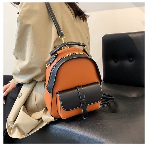 Luxury Brand Designed Backpack For Women 2021 Solid Bag Mochila Casual main image 5